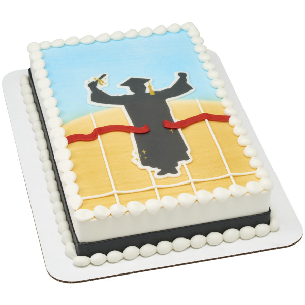 Grad Silhouette Medallions Made Simply™ SugarStyle® Edible Decorations