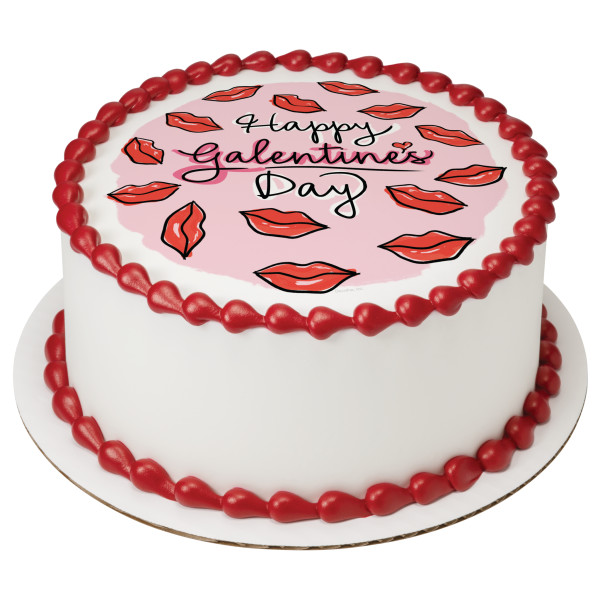 Happy Galentine's Day PhotoCake® Edible Image®