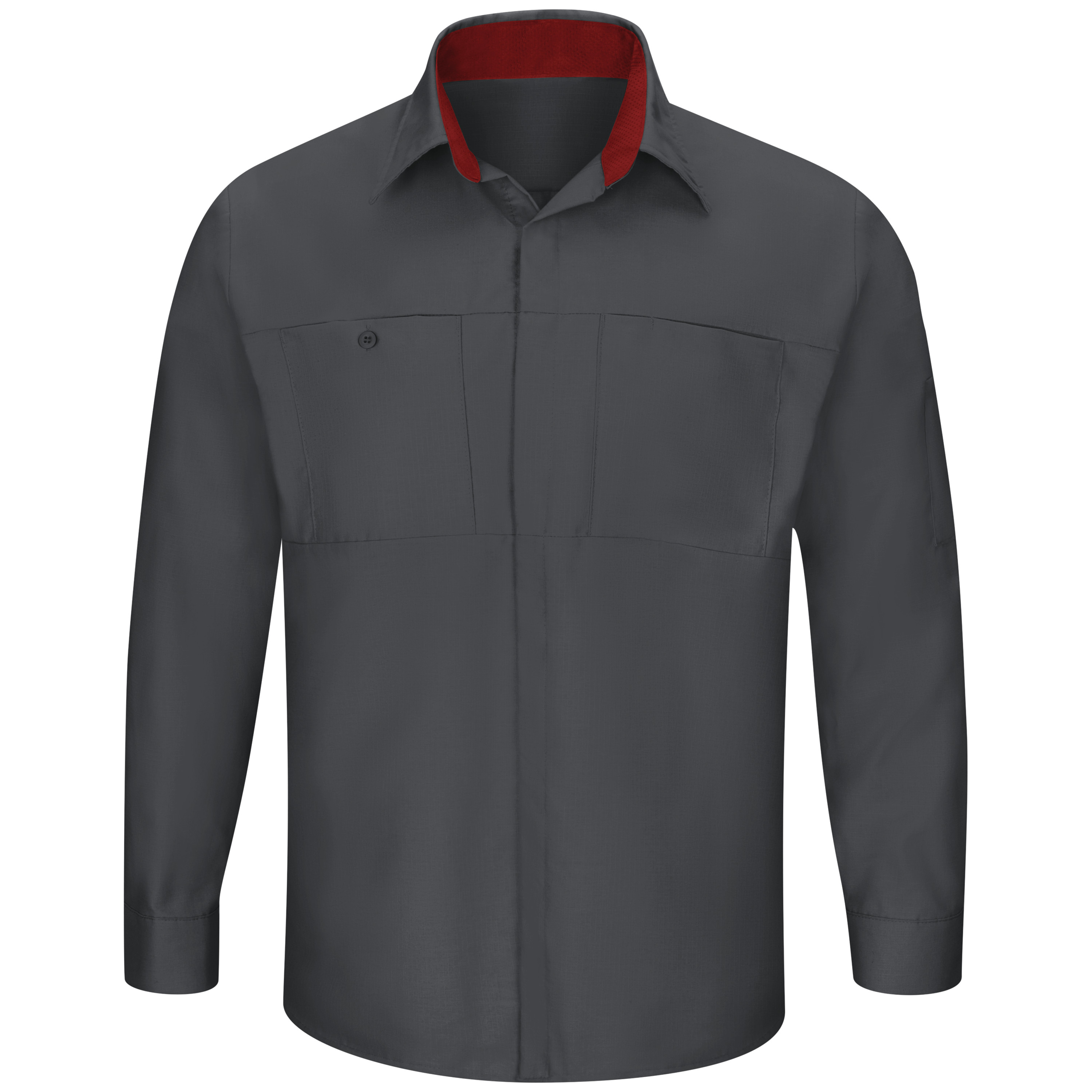 Red Kap Men's Long Sleeve Performance Plus Shop Shirt with OilBlok Technology - Picture 18 of 33