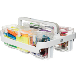 Stackable Caddy Organizer with 3 Containers