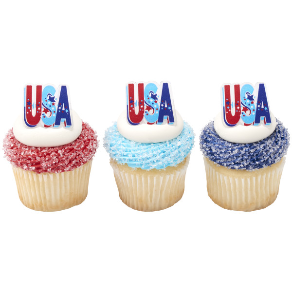 USA Cupcake Rings