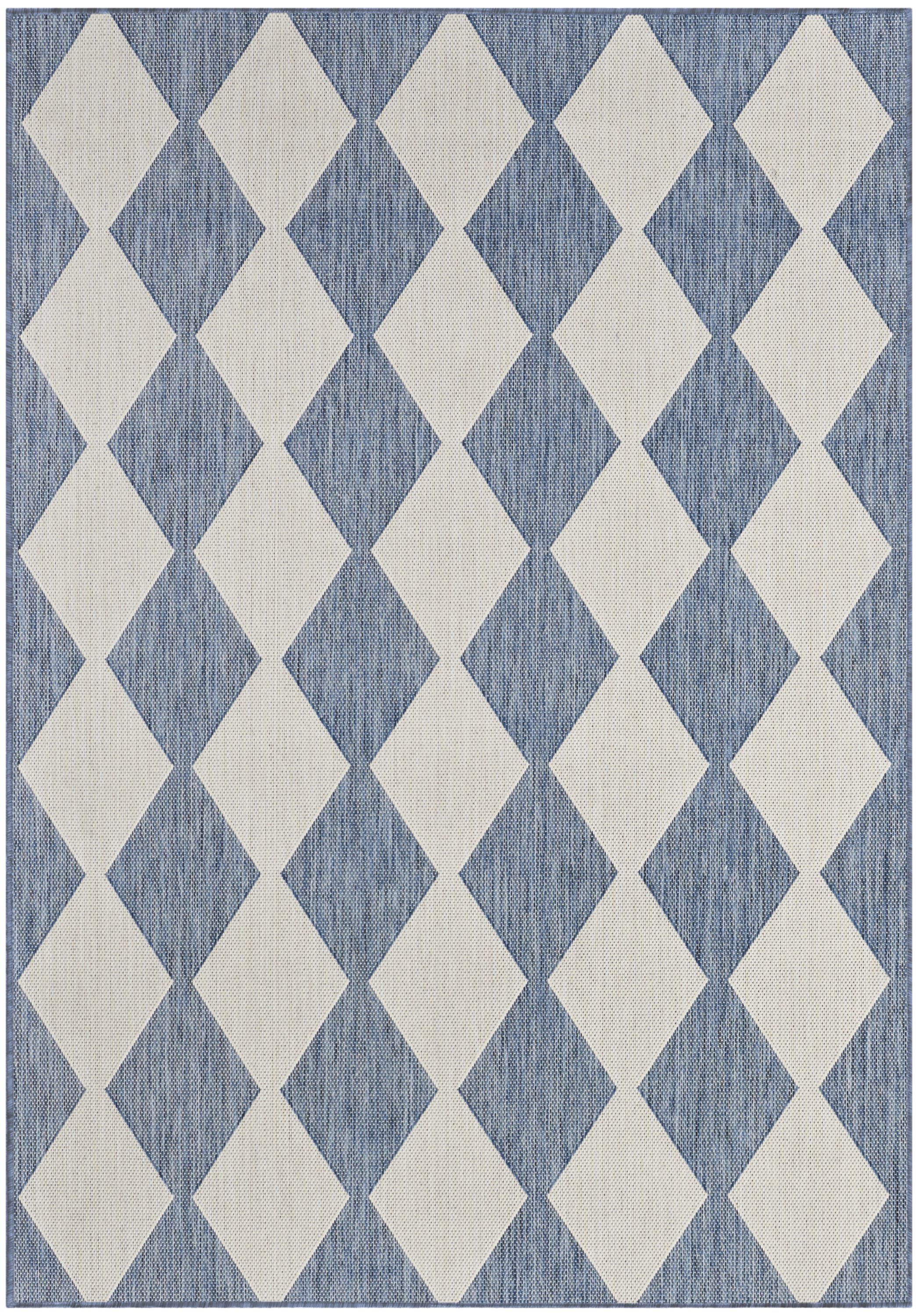 Nourison Positano 4' x 6' Navy Blue Modern Rug