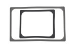 Full-size high-temperature silicone pan band in black