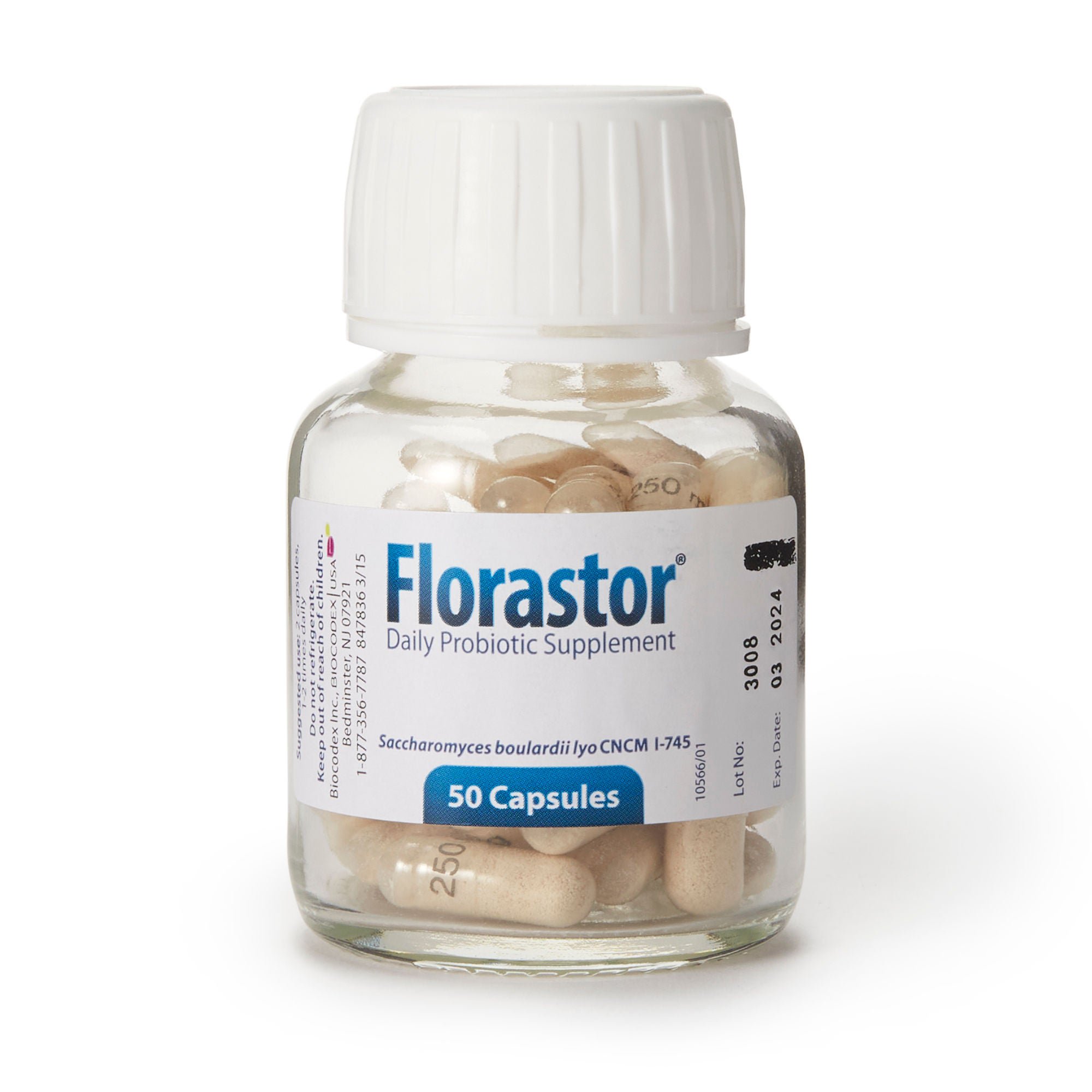 Florastor® Dual Action Probiotic Vegetarian Capsules