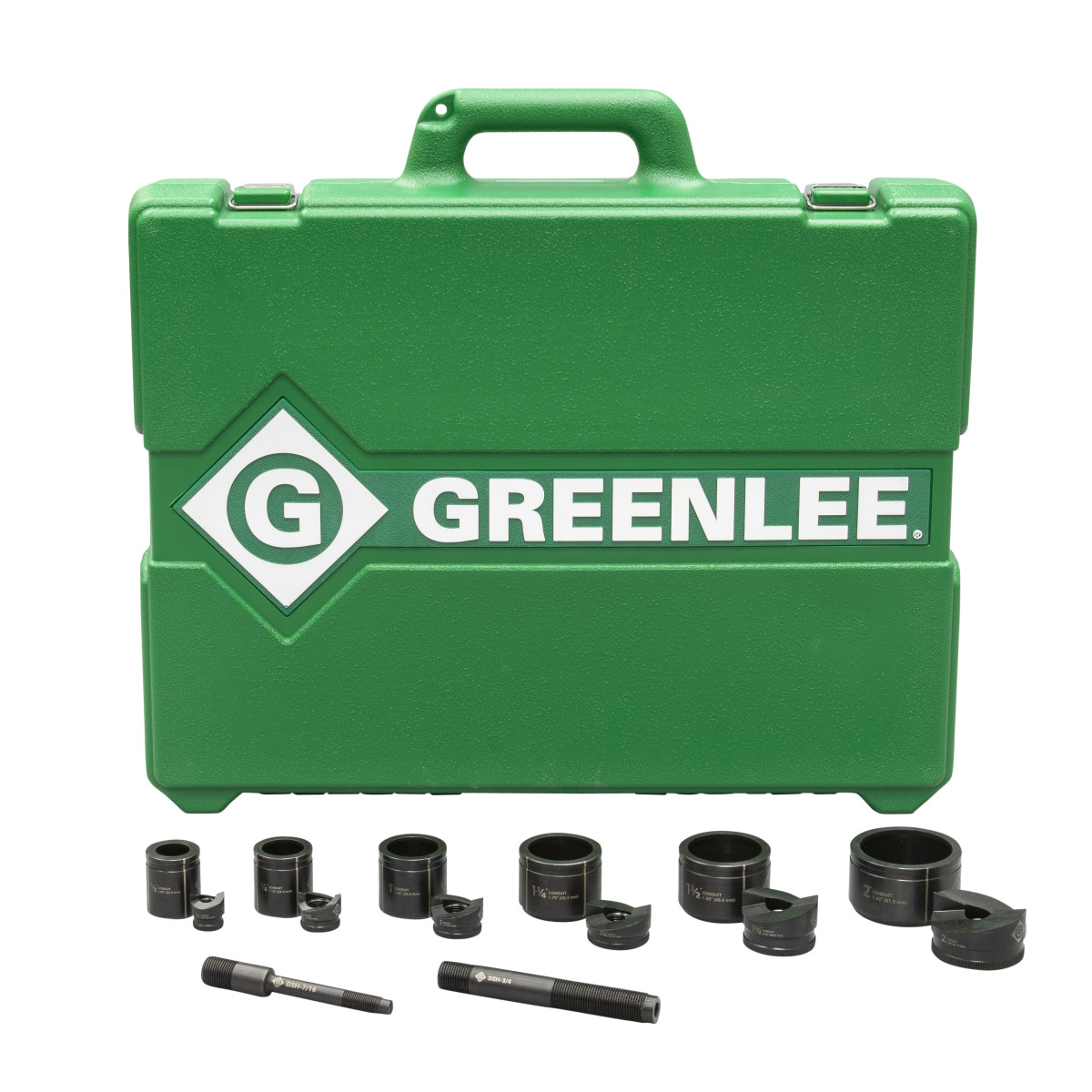 Driver sold separately - For use with LS50L2 or LS100X Intelli-PUNCH battery-hydraulic knockout drivers. Knurled edge on punches for better grip. Slug-Buster® punch profile splits slugs for easy slug removal. New die design optimized for widest ran...