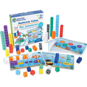 Mathlink&reg; Cubes Kindergarten Math Activity Set: Sea Adventures!