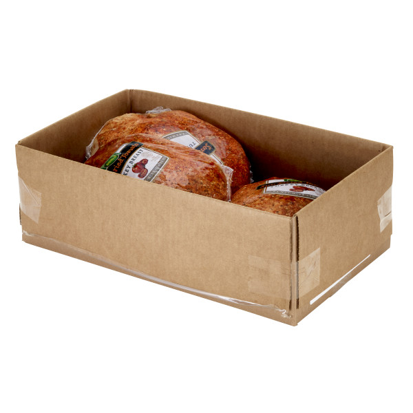 JENNIE-O(r) Premium Seasoned Sun Dried Tomato Turkey Breast 3pc . C1RM - Front Right Open Case (Hi Res)