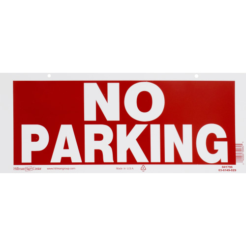 No Parking Sign (6