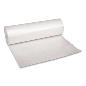 Boardwalk,  LLDPE Liner, 60 gal Capacity, 38 in Wide, 58 in High, 1.4 Mils Thick, Clear