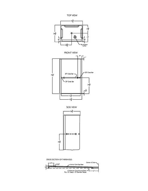 Technical Drawing — Cd Shower Tech Draw Xss 4897bf
