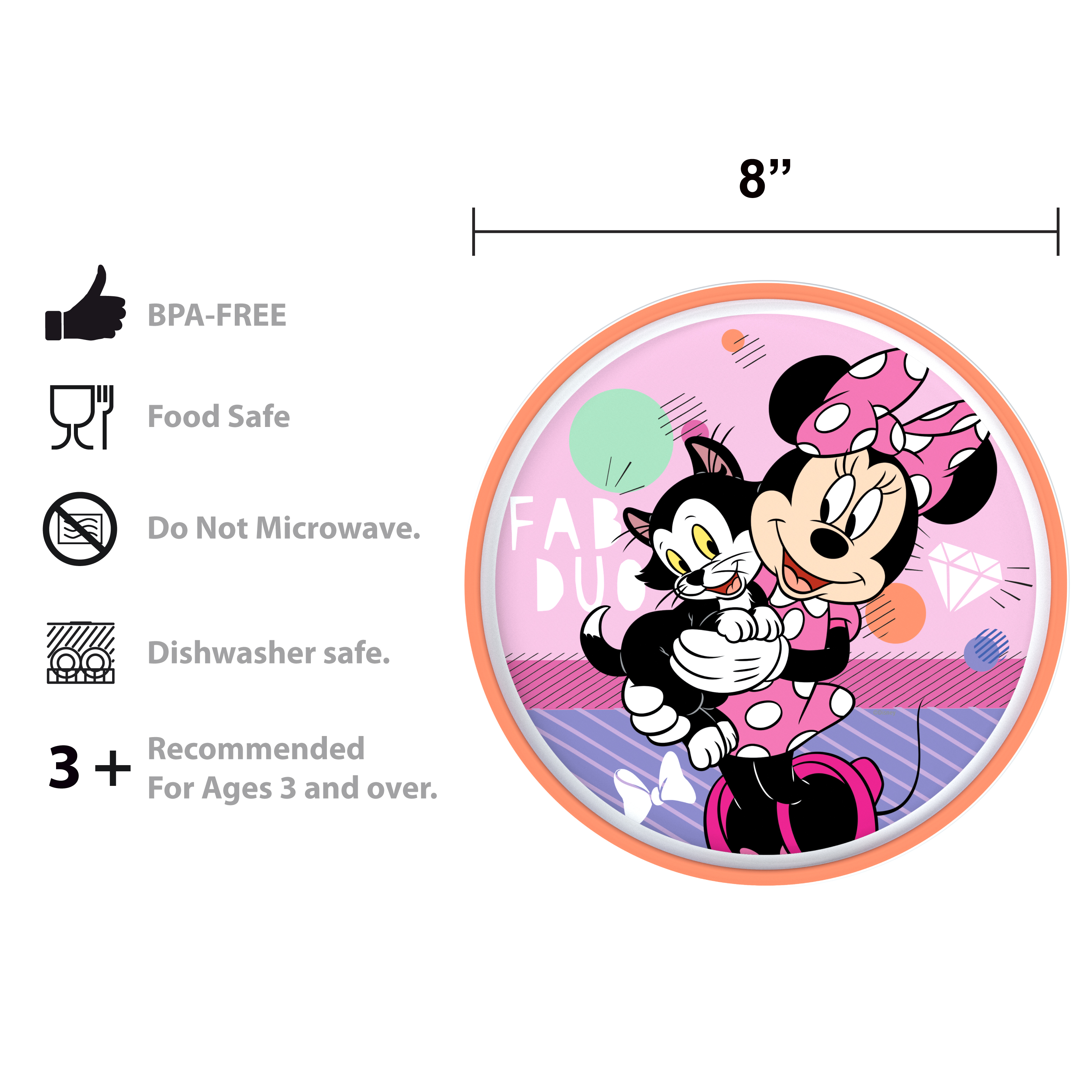 Disney Dinnerware Set, Minnie Mouse and Friends, 5-piece set slideshow image 10