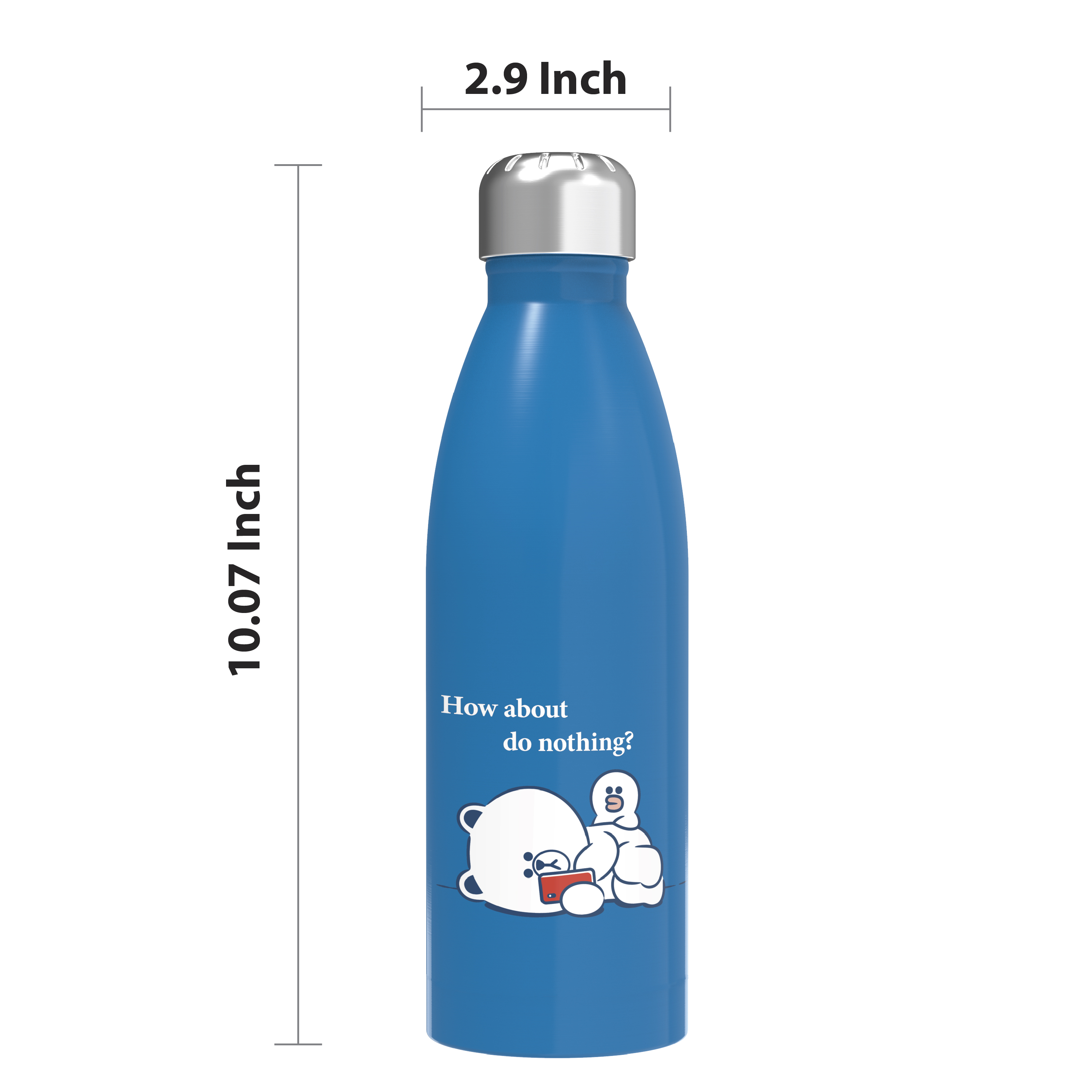 Line Friends 17.5 ounce Vacuum Insulated Stainless Steel Water Bottle, Cuddly Friends slideshow image 5 Line Friends 17.5 ounce Vacuum Insulated Stainless Steel Water Bottle, Cuddly Friends slideshow image 5