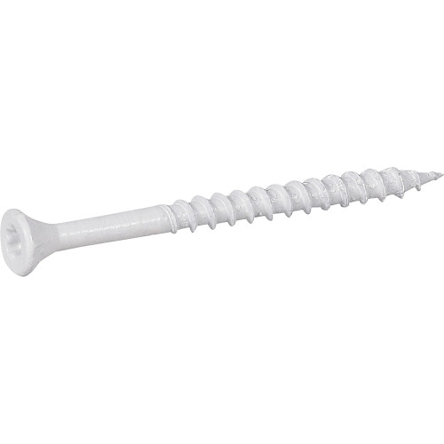 Deck Plus White Deck Screw - 1lb Box (#8 x 1-5/8