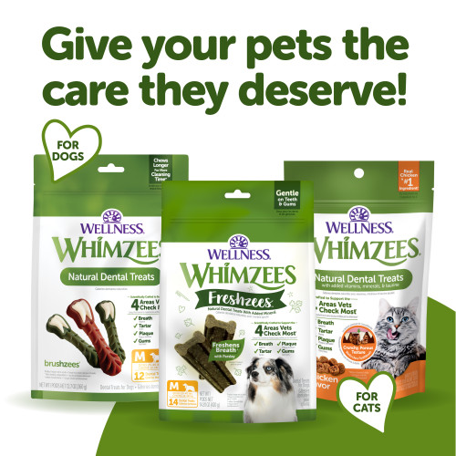 WHIMZEES Freshzees marketing callout