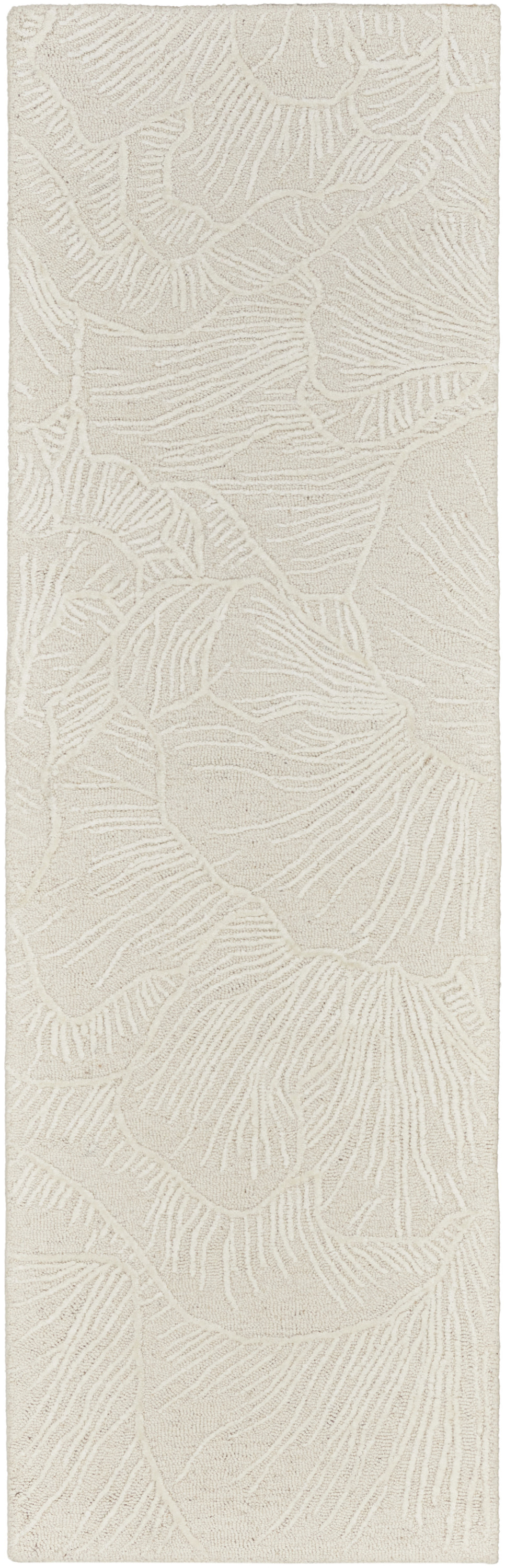 Nourison Avra 2'3" x 7'6" Ivory Modern Indoor Rug