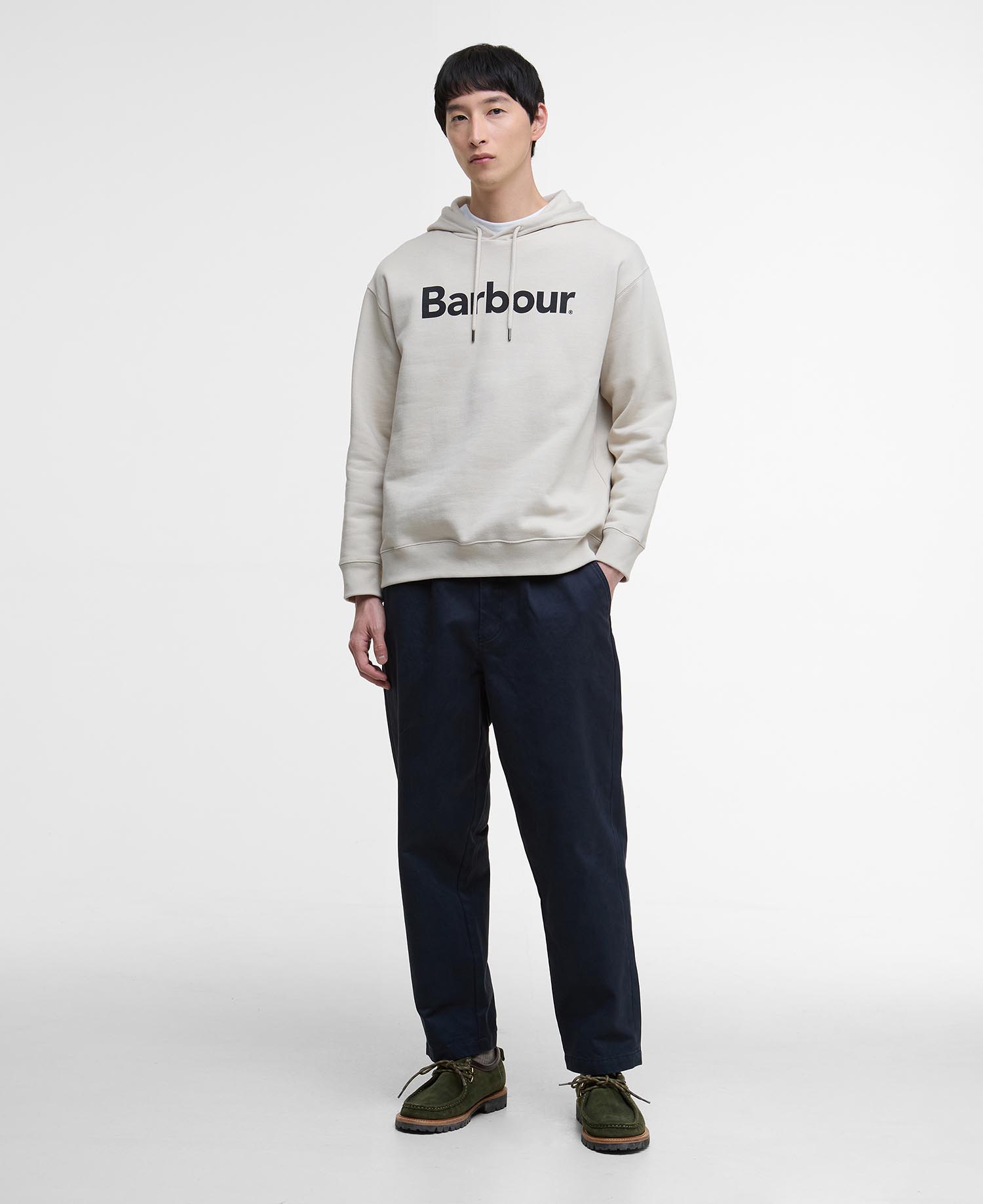 Felpa con cappuccio oversize in cotone spazzolato Nicholas image number 1