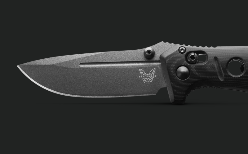 Benchmade Mini Adamas Black G10 Drop-Point