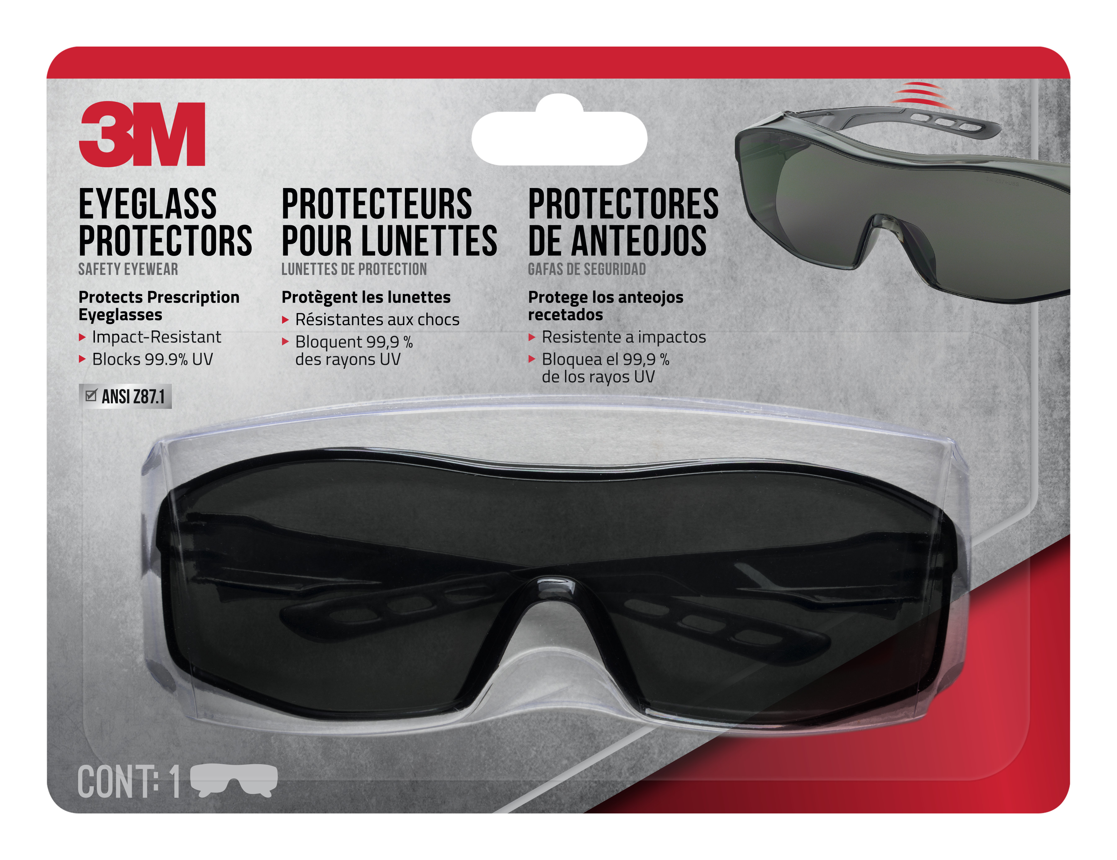 SKU 7100166605 | 3M™ Eyeglass Protectors Anti-Scratch