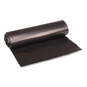 Boardwalk,  LLDPE Liner, 33 gal Capacity, 33 in Wide, 39 in High, 1.2 Mils Thick, Black