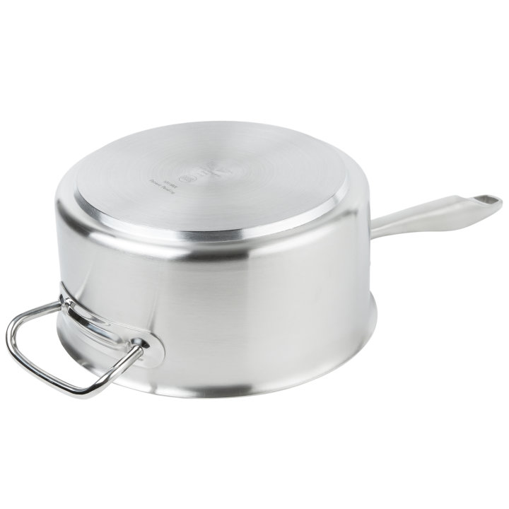 4 ¼-quart Intrigue® stainless steel saucepan with helper handle