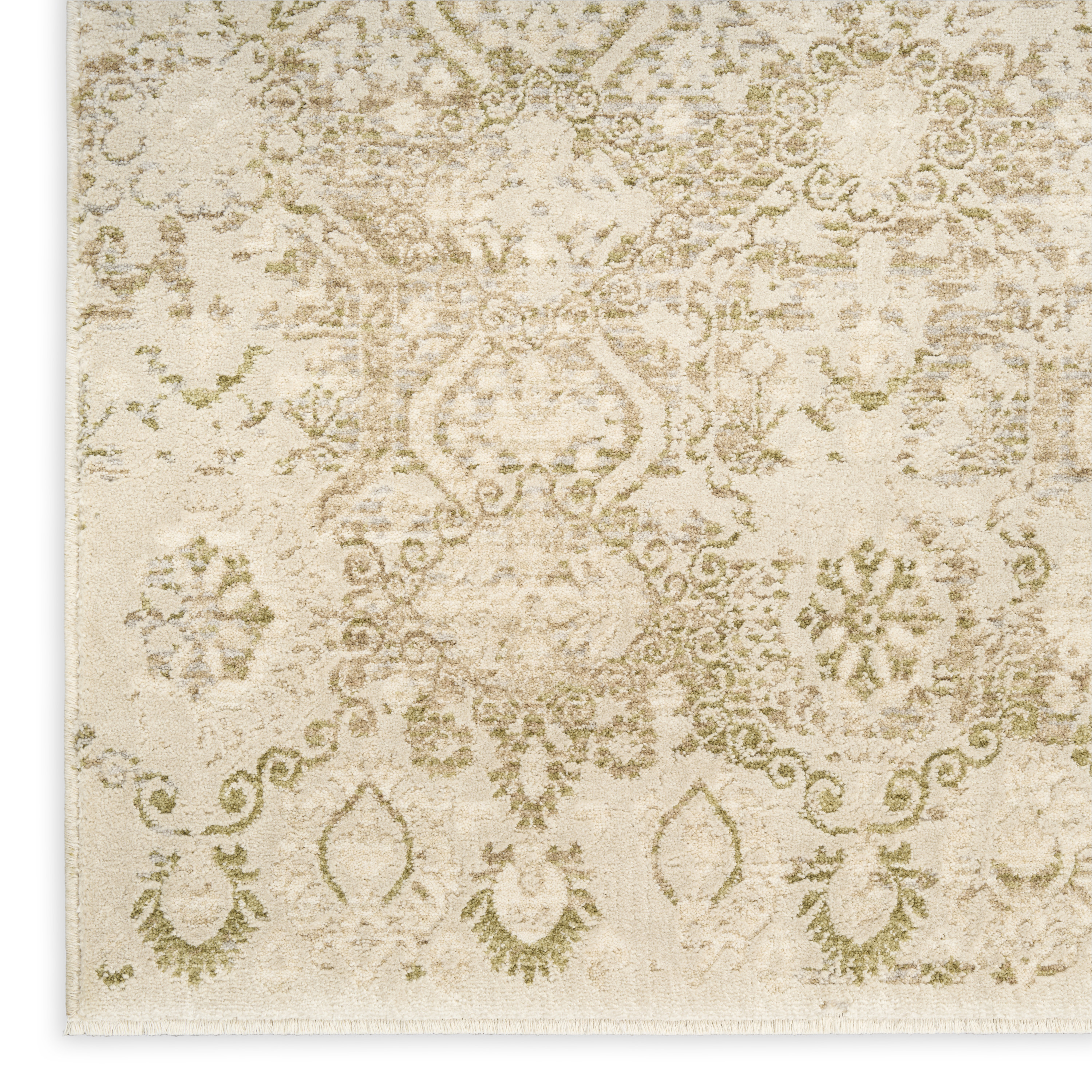 Nourison Sultana 7'10" x 10'2" Beige Green Vintage Indoor Rug