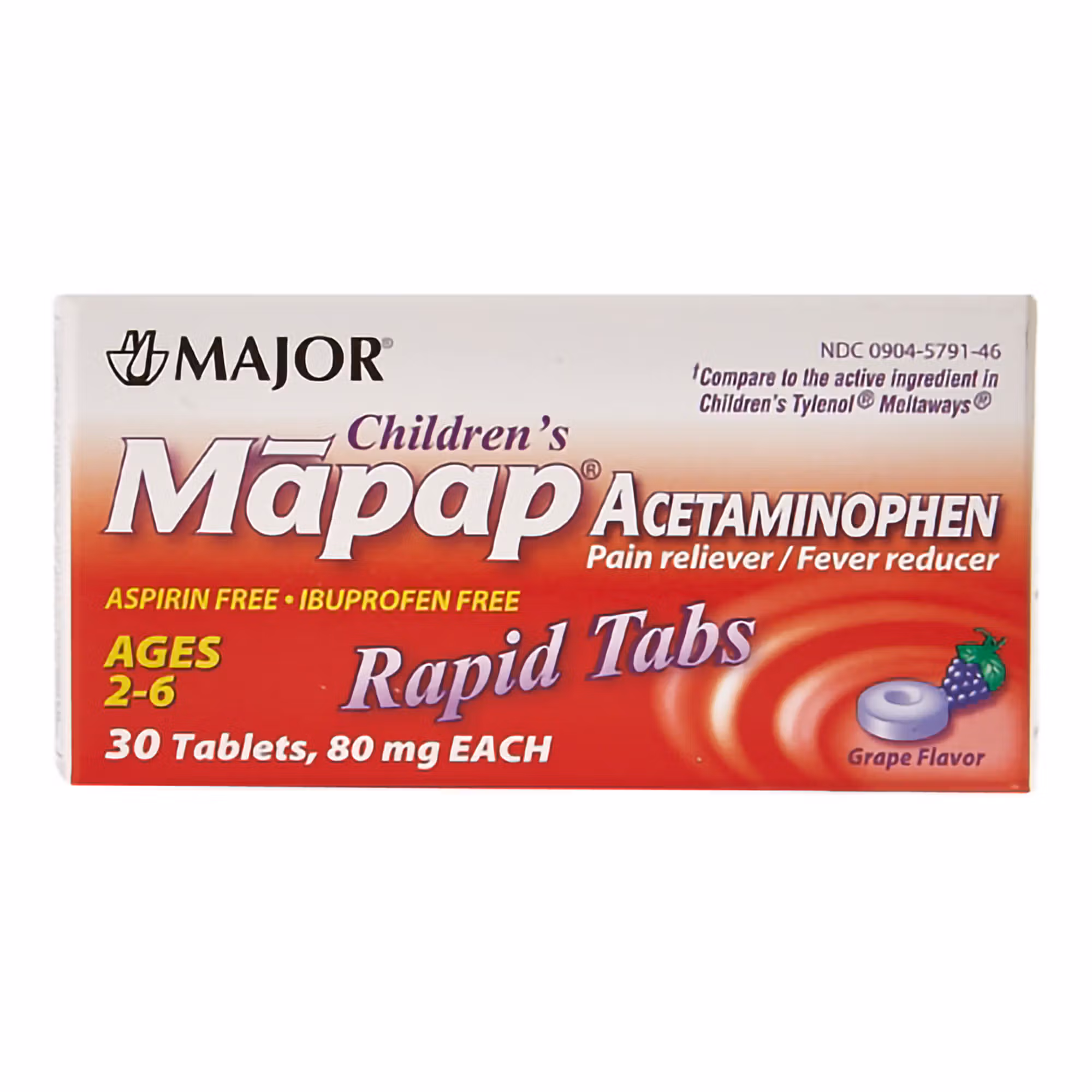 Mapap® Acetaminophen Grape Flavor Children's Pain Relief