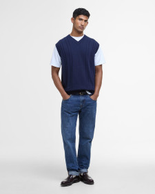 Navar Sweater Vest Classic Navy