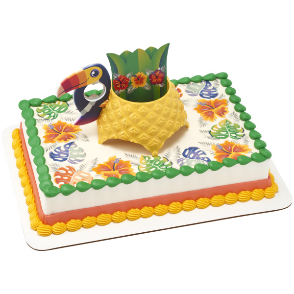 Tropical Vibes PhotoCake® Edible Image® DecoSet® Background