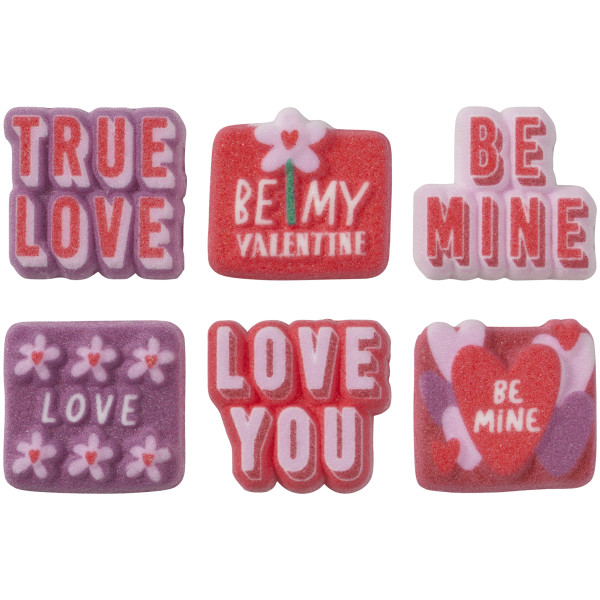 Sweet Valentine Assortment Dec-Ons® Decorations