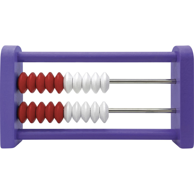 20-Bead Wooden Mini Rekenreks, Pack of 4