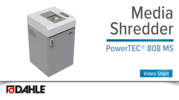 PowerTEC® 808 MS Media Shredder Video Short