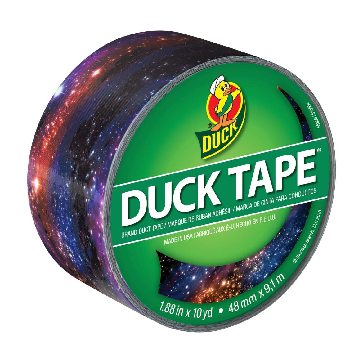 Printed Duck Tape® Brand Duct Tape - Galaxy, 1.88 in. x 10 yd. Image
