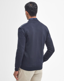 Essential Carn Quilted Jumper Classic Navy