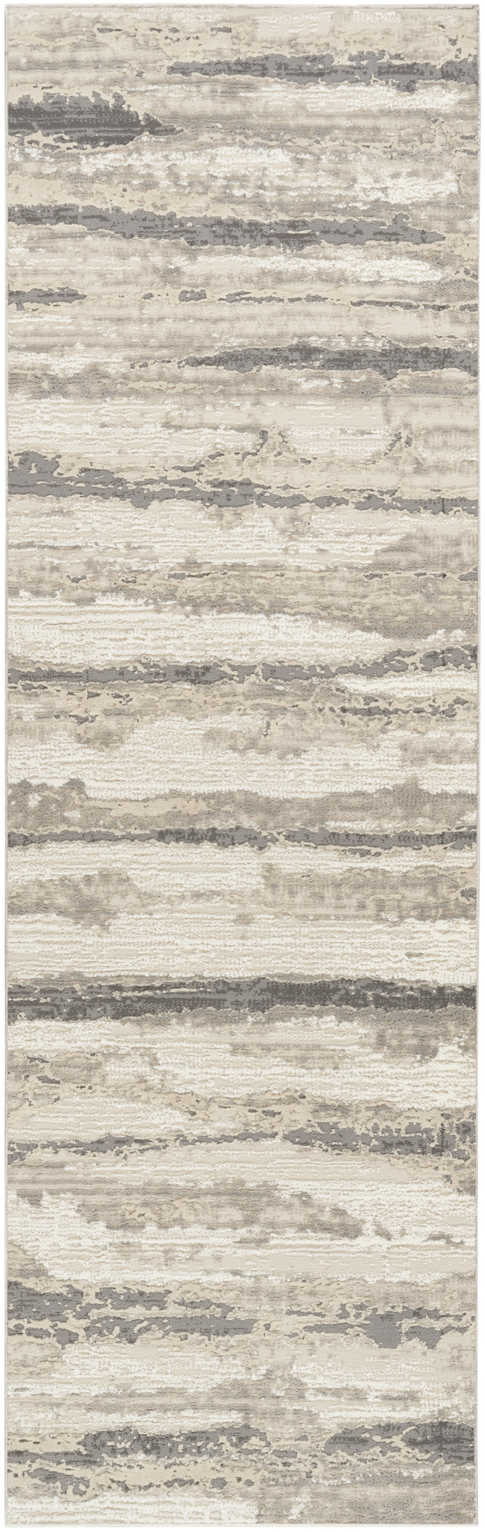Nourison Sustainable Trends 2'2" x 7'6" Ivory Multicolor Modern Indoor Rug