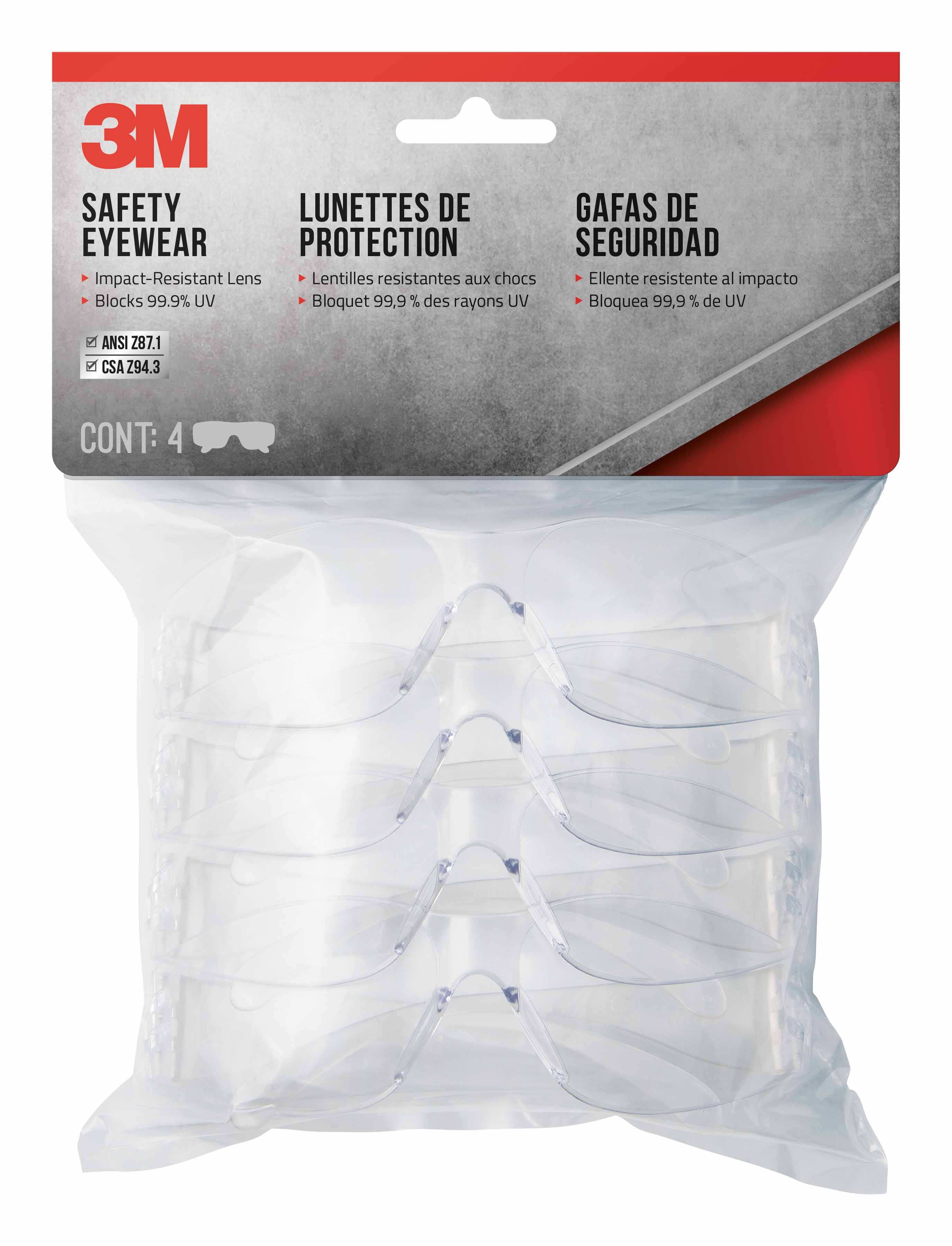 SKU 7100217001 | 3M™ Safety Eyewear 90953H4-DC
