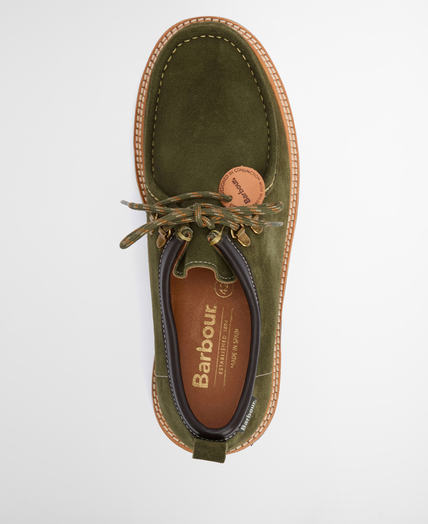 Mocassini stringati con mascherina Coatham Barbour x Wildbunch Styles image number 2