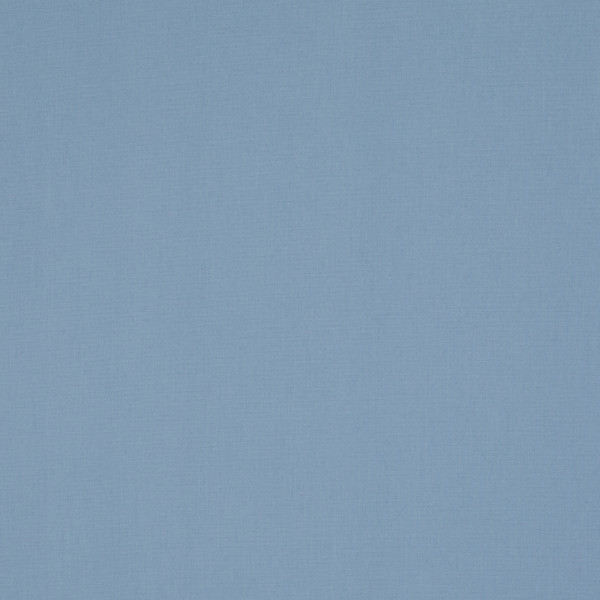 Square plain fabric sample in mid to deep ink blue.