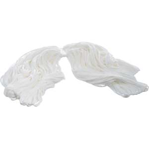 Carlisle, Cotton Looped-End Wet Mop Head with 1" Headband, Medium, White