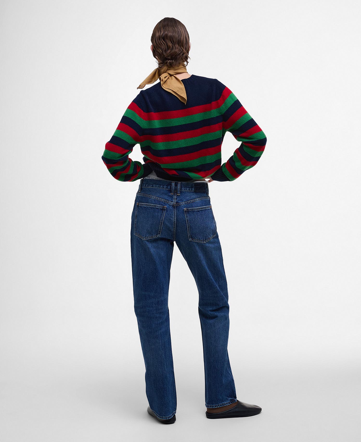 Maglione girocollo a righe Illy Barbour The Edit by Alexa image number 2