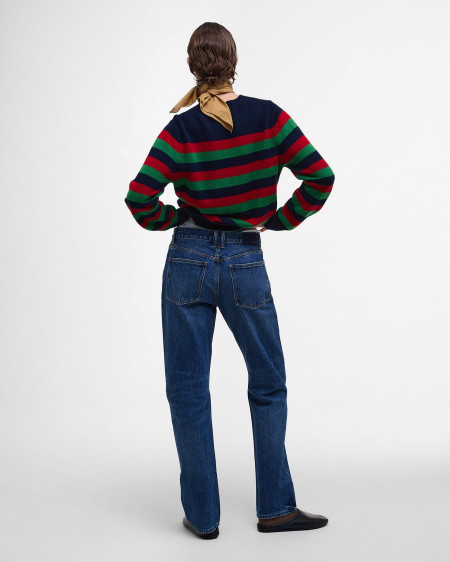 Maglione girocollo a righe Illy Barbour The Edit by Alexa