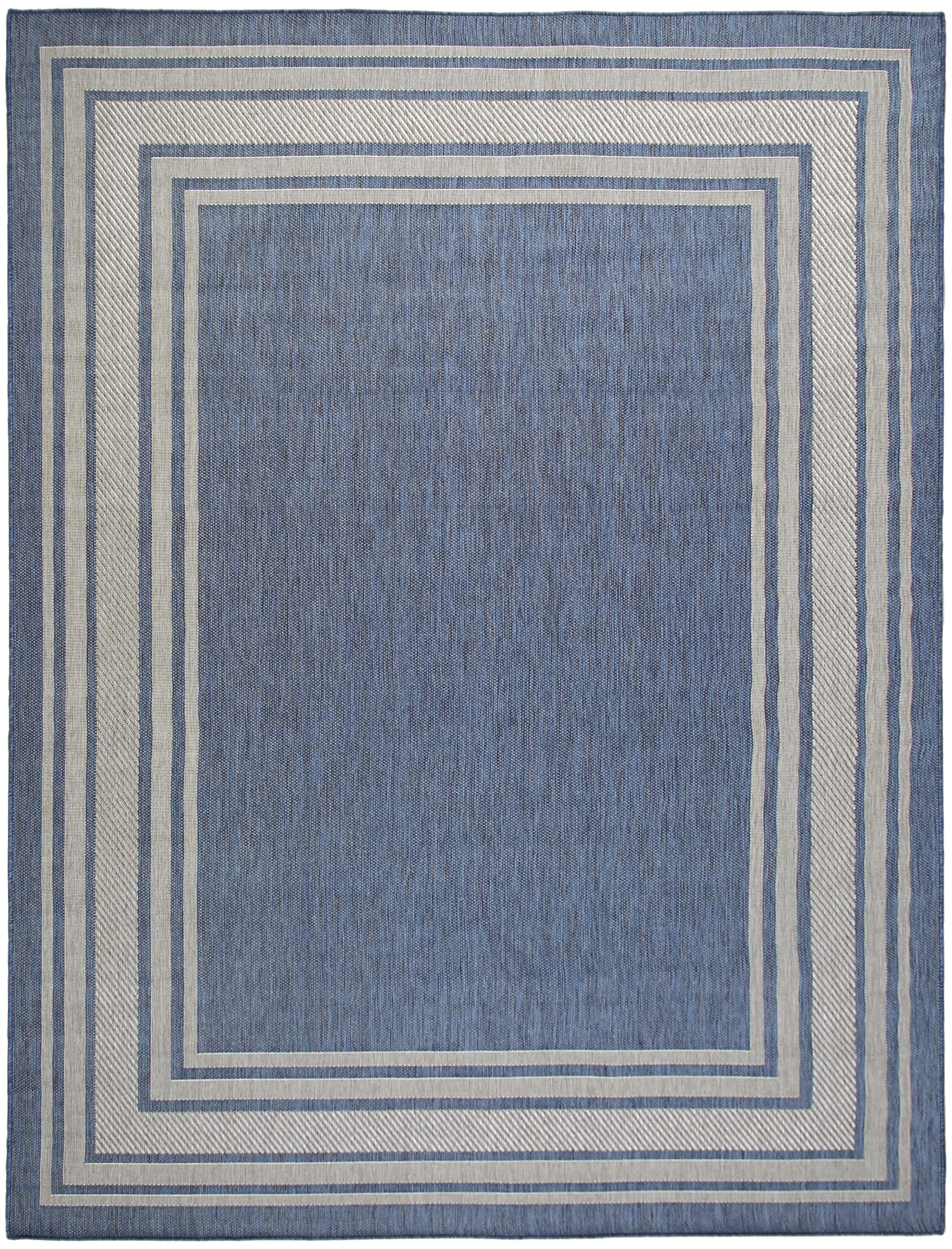 Nourison Horizon Indoor/Outdoor 9' x 12' Denim Modern Rug