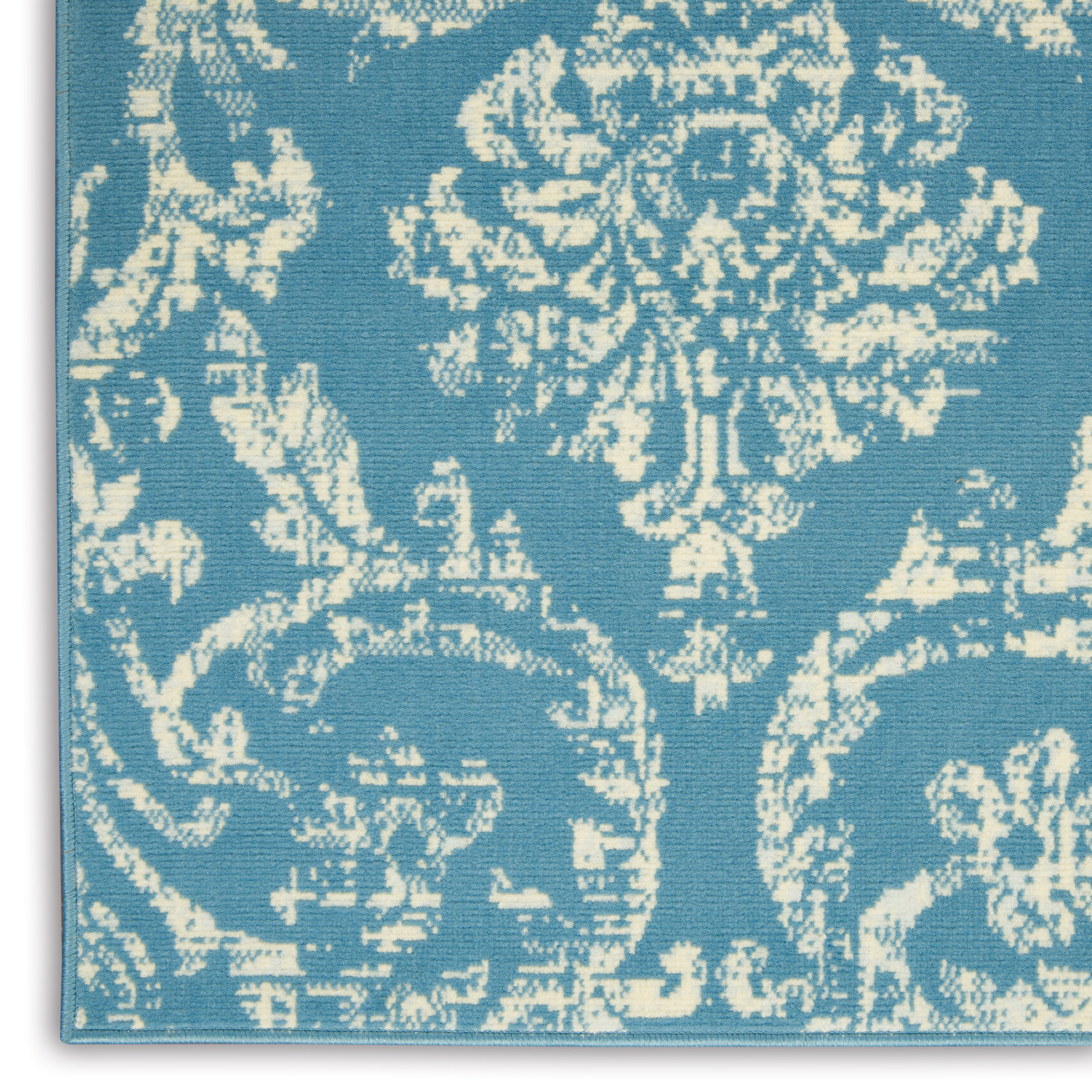 Nourison Jubilant 5'3" x 7'3" Blue Vintage Indoor Rug
