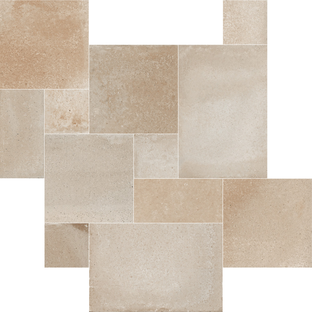 Adagio Bone Modular 25-5/8 in. x 51-1/8 in. Porcelain Floor and Wall Tile