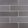 Brownstone Matte Cool Grey 2×8 Field Tile Raked