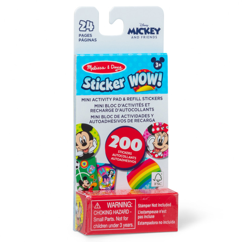 Sticker WOW! Mini Activity Pad with Refill Stickers - Disney