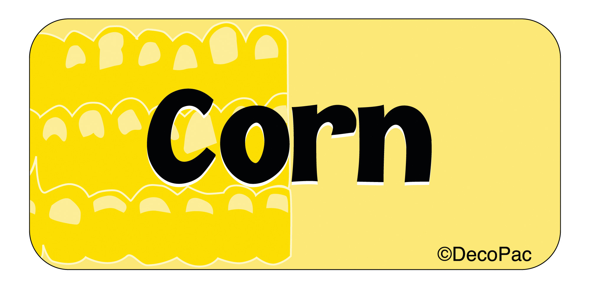 Corn Vintage Label Printable