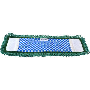 Hillyard, Trident, Premium Looped Microfiber Mesh Pocket Mop, 18"W, Green