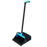 Impact, L-Grip, Blue/Black, 11.5", Dust Pan with Long Handle