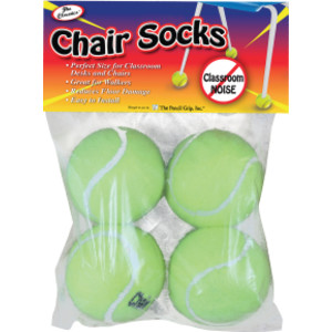 Chair Socks, Yellow, Pack of 4