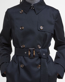 Impermeabile corto Greta Dark Navy/Hessian Tartan